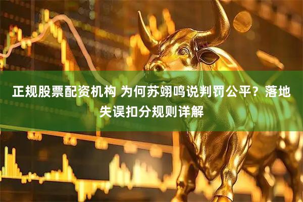 正规股票配资机构 为何苏翊鸣说判罚公平？落地失误扣分规则详解